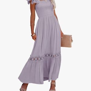 Boho Maxi Dress - Large